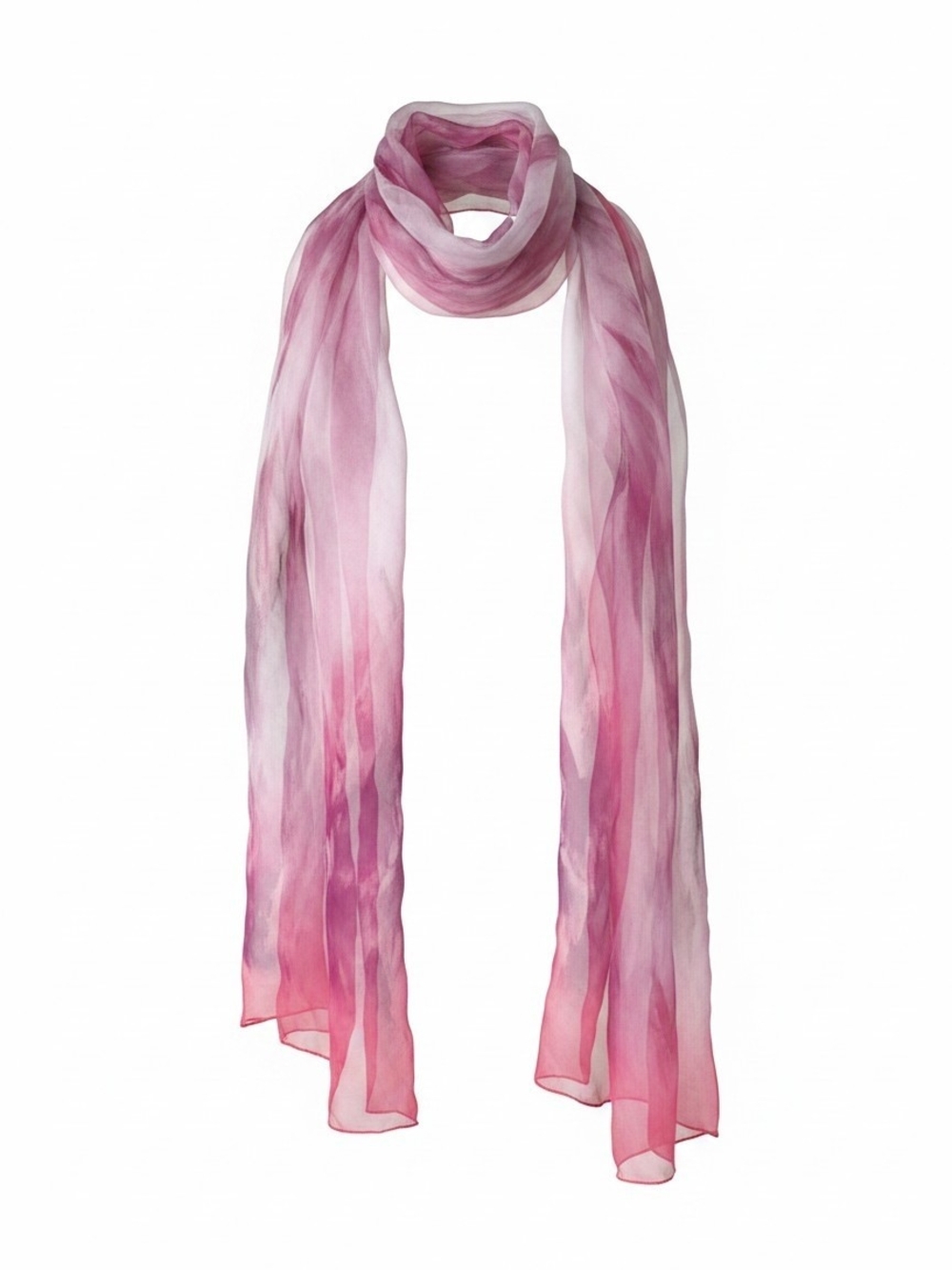 Pink Ombre Lightweight Women's Scarf